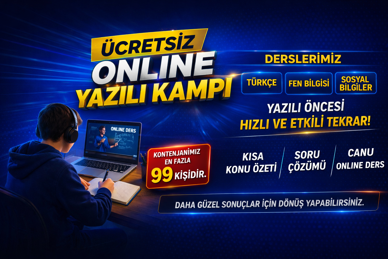 ÜCRETSİZ YAZILI KAMPI 